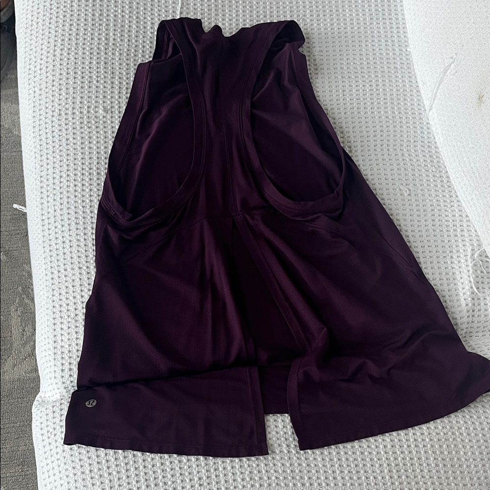 lululemon athletica Dark Purple Muscle Tee